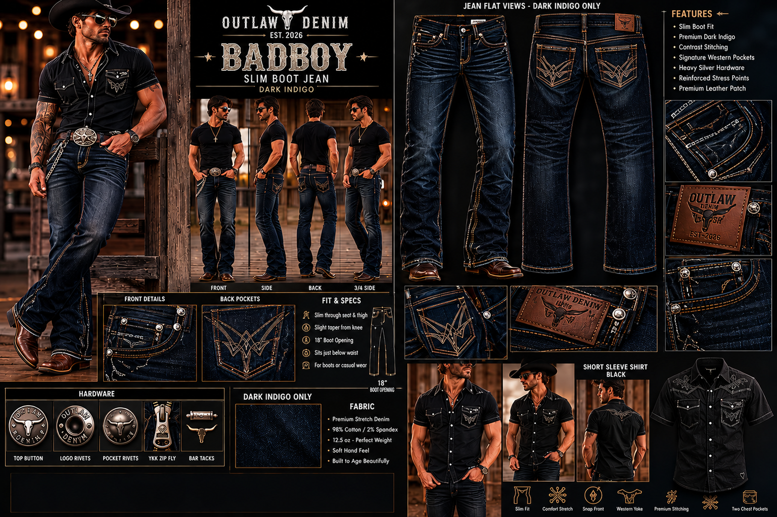 Bad Boy — Dark Indigo